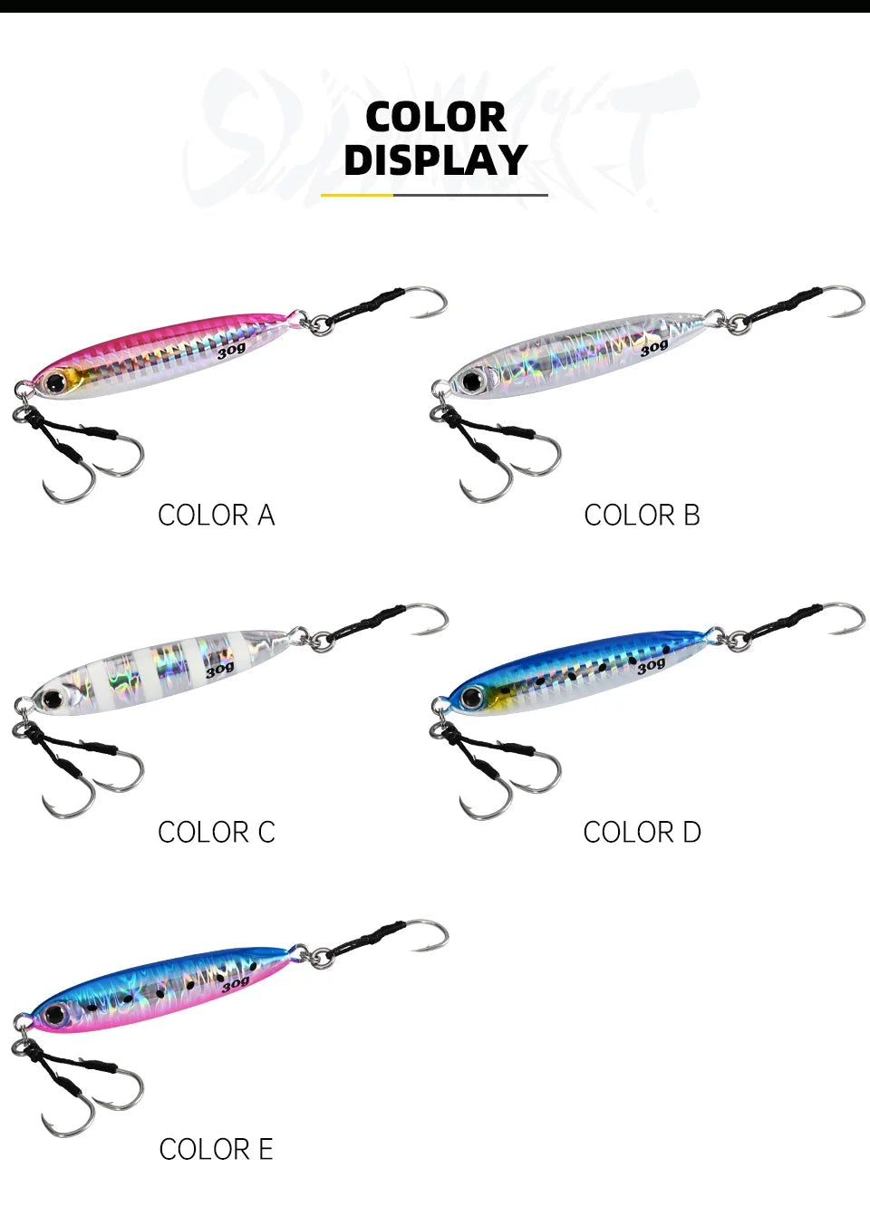 Flutter Edge Metal Jig 15-30g