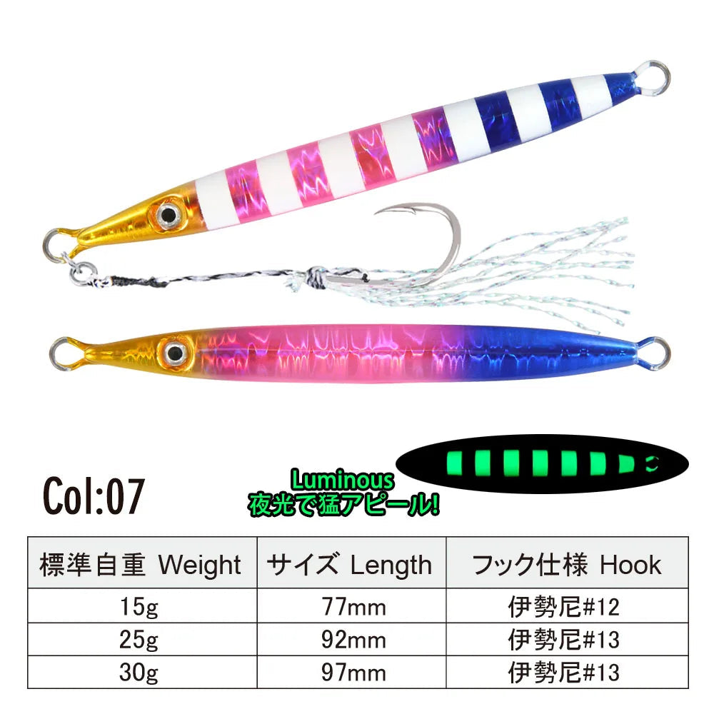 Razor Drop Fast Sinking Pencil Jigs 15-30g