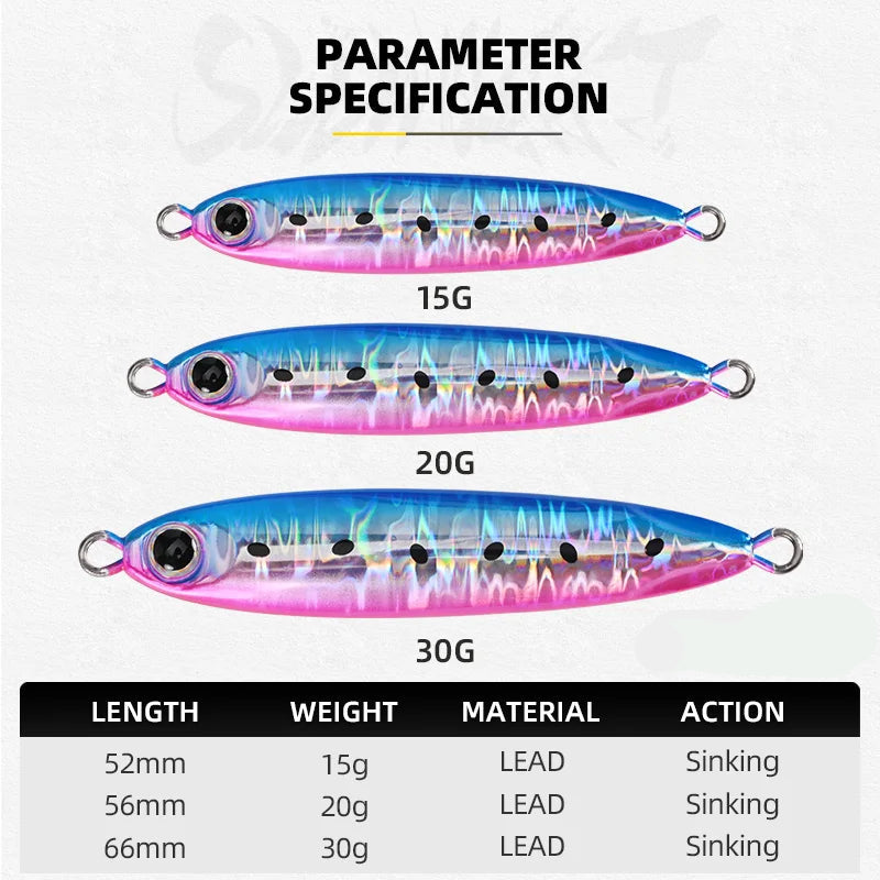 Flutter Edge Metal Jig 15-30g